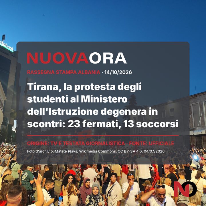 Tirana, la protesta degli studenti al Ministero dell'Istruzione degenera in scontri: 23 fermati, 13 soccorsi