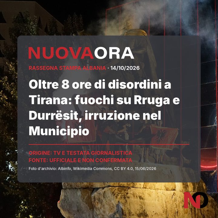Oltre 8 ore di disordini a Tirana: fuochi su Rruga e Durrësit, irruzione nel Municipio