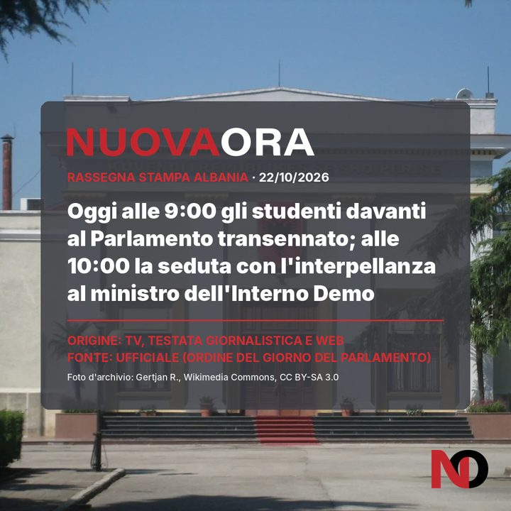 Oggi alle 9:00 gli studenti davanti al Parlamento transennato; alle 10:00 la seduta con l'interpellanza al ministro dell'Interno Demo