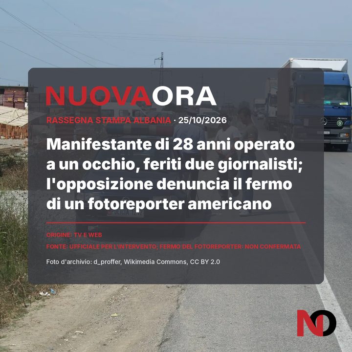 Manifestante di 28 anni operato a un occhio, feriti due giornalisti; l'opposizione denuncia il fermo di un fotoreporter americano