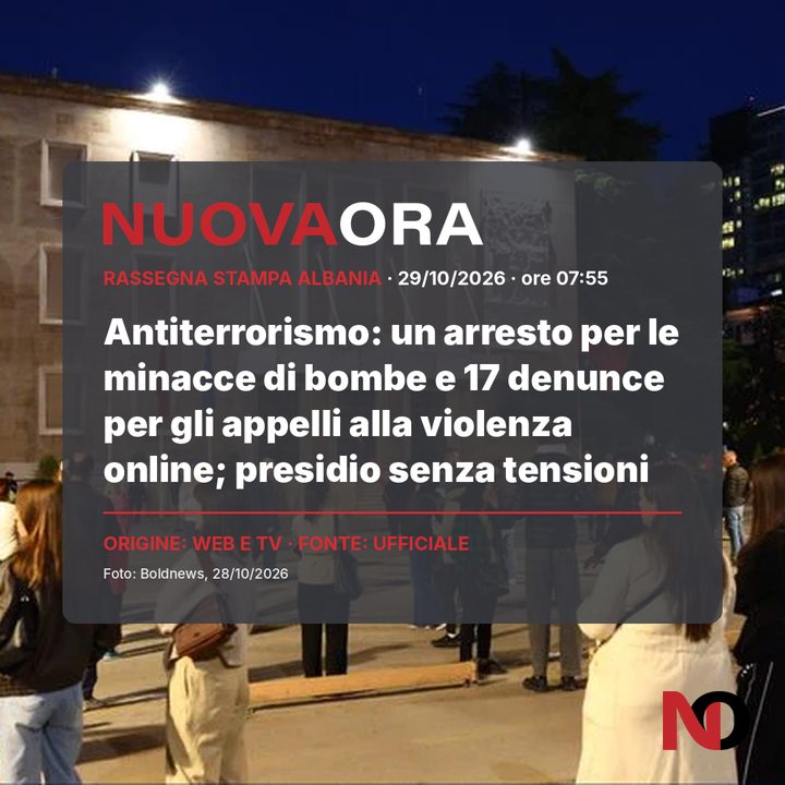 Antiterrorismo: un arresto per le minacce di bombe e 17 denunce per gli appelli alla violenza online; presidio senza tensioni